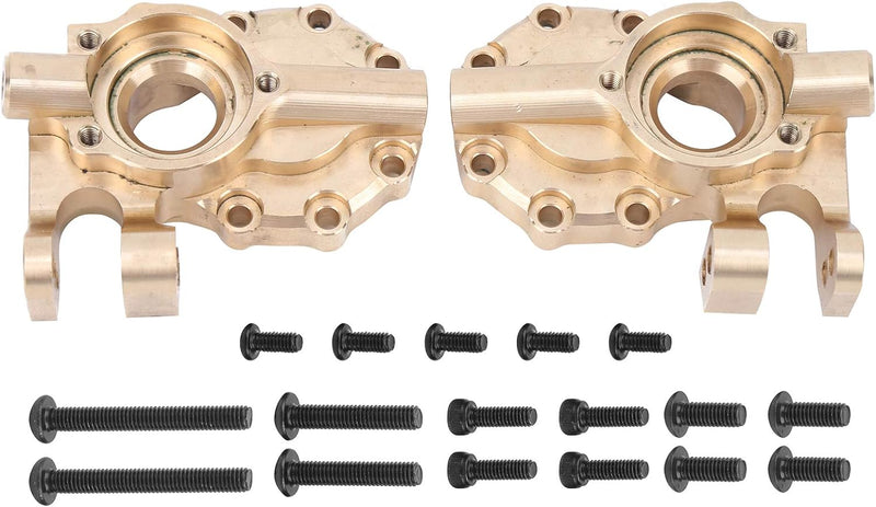 Rc Achsschenkel, Verbesserung der Stabilität des Autos Korrosionsbeständigkeit 2 Stück Messing Vorde