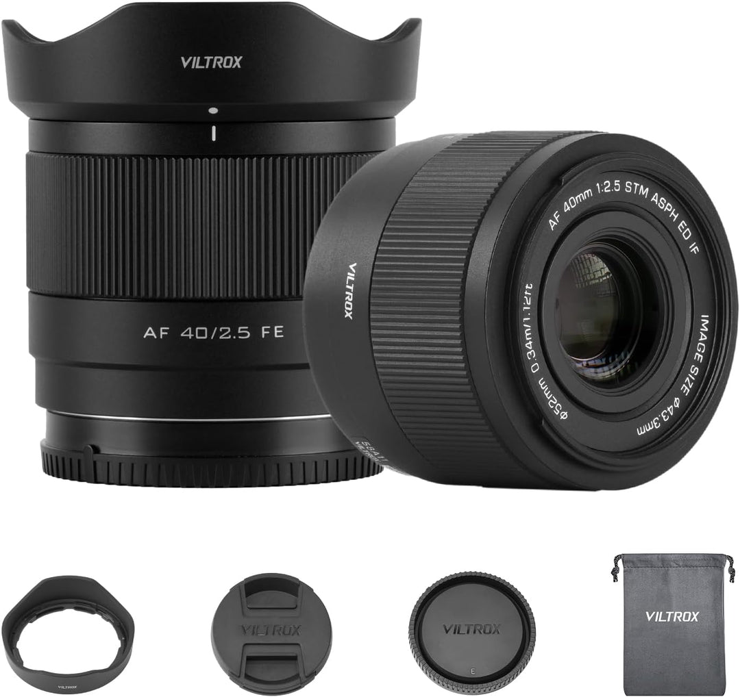 VILTROX 40mm F2.5 STM Full-Frame Autofokus Objektive für Sony E Mount Kamera Objektive Standard Came