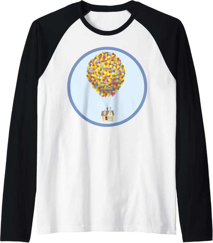 Disney Pixar Up Balloon House Raglan