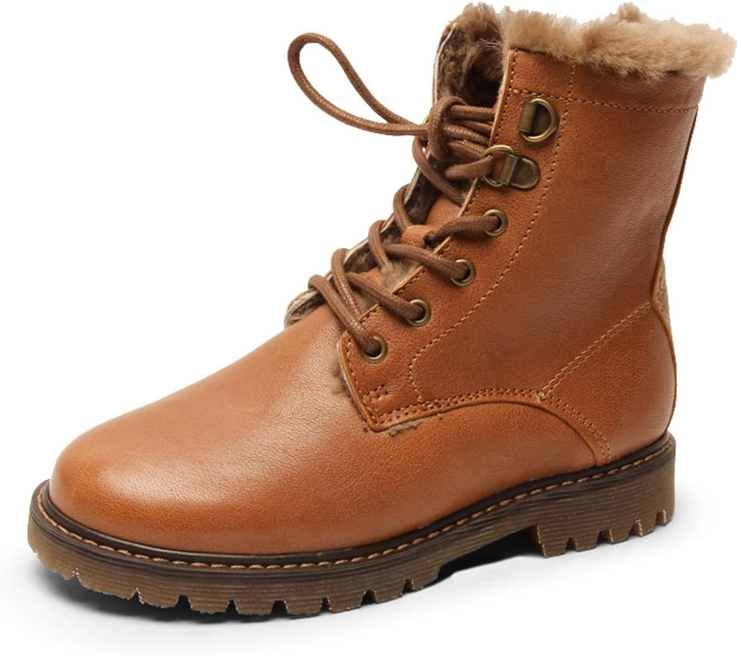 Bisgaard Unisex Kinder Maia Lamb Fashion Boot 28 EU Brandy, 28 EU Brandy