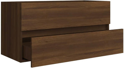 homiuse 90x38.5x45 cm Waschbeckenschrank mit Schublade Badezimmerschrank Badezimmer Möbel Waschbecke