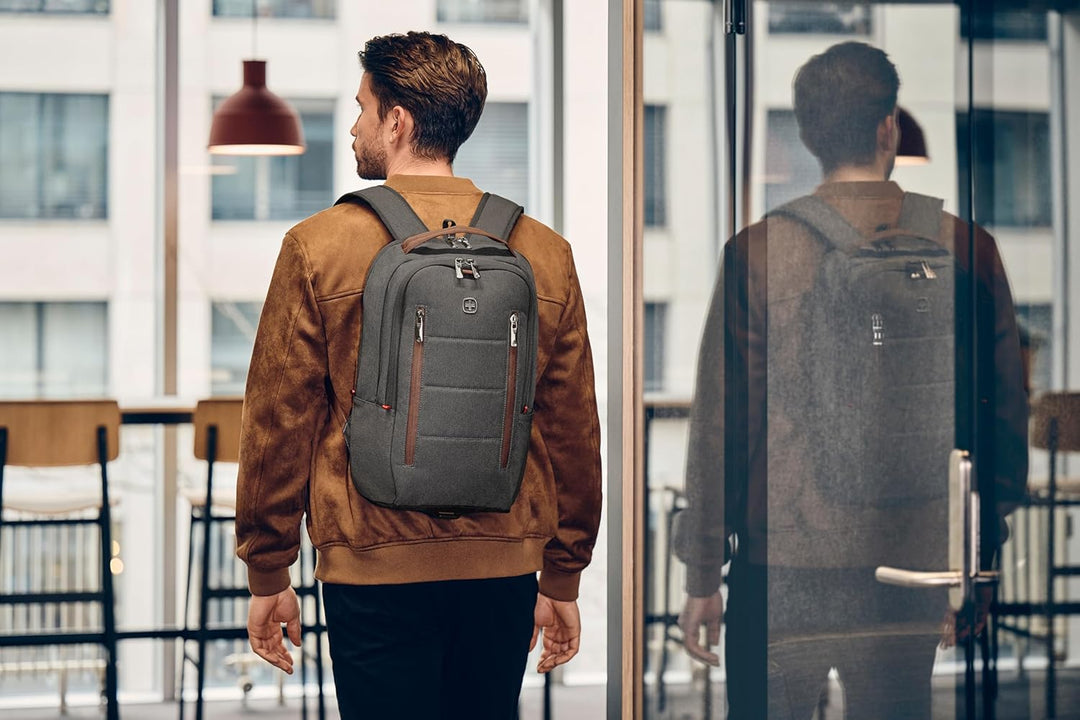 WENGER CityUpgrade Laptop-Rucksack mit Umhängetasche, Kompakt, Notebook bis 16 Zoll, Tablet bis 12 Z