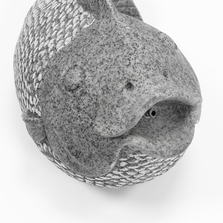 Esotec Wasserspeier-Figur Fisch EINZELFIGUR | Teichfigur Gartenstatue Gartenfigur Springbrunnen-Figu