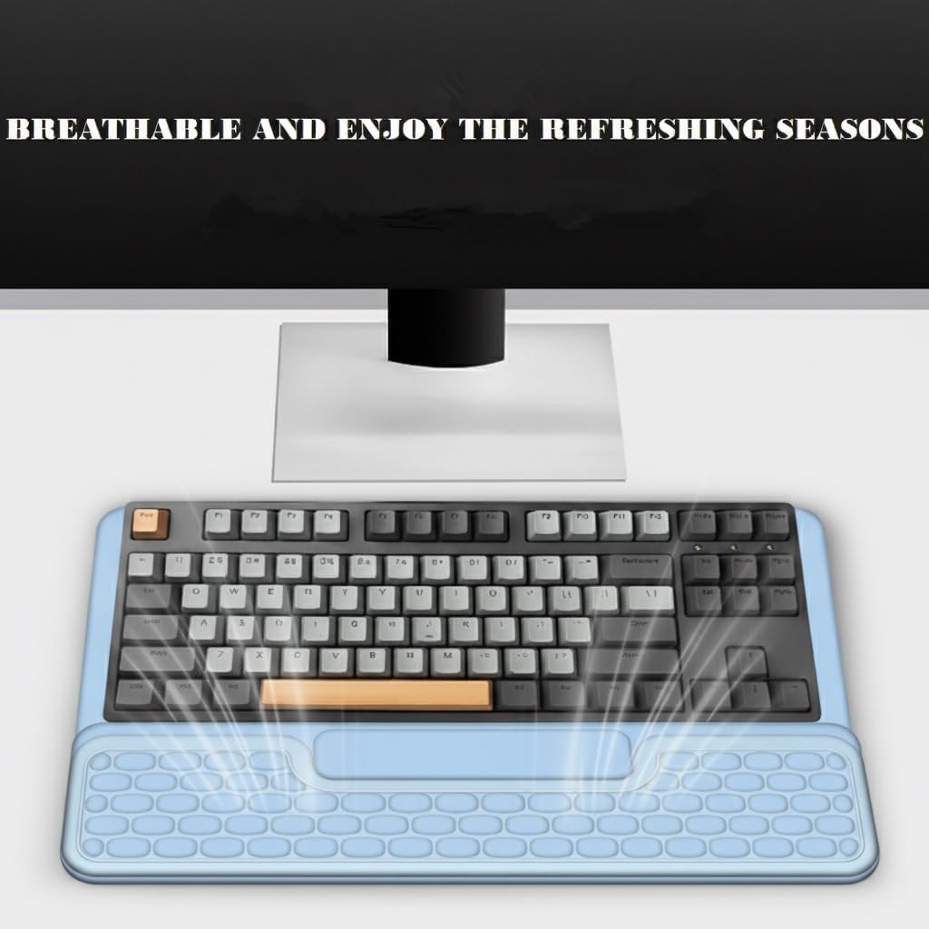 Tastatur Ständer mit Handgelenkauflage,Ergonomisches Tilt Tastaturständer,Ergonomischer Bequemer Wri