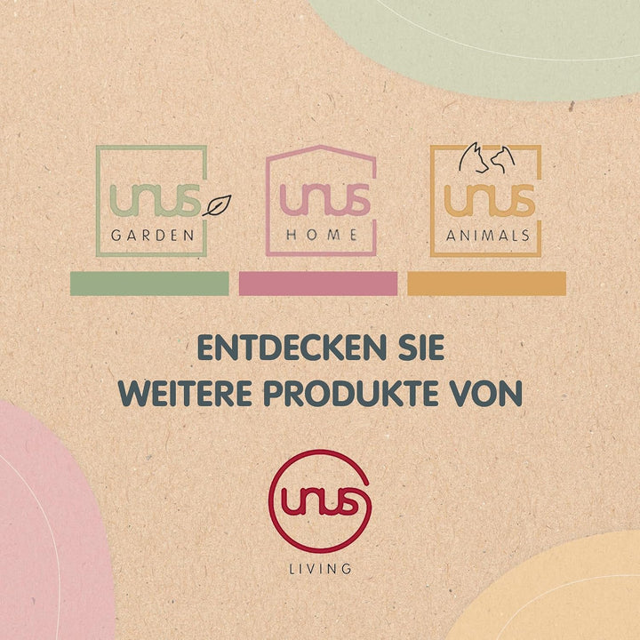 UNUS Dekoleiter Holzleiter Deko Leiter Wand Dekoration Handtuchhalter 150cm 6 Stufen Natur Natur 150