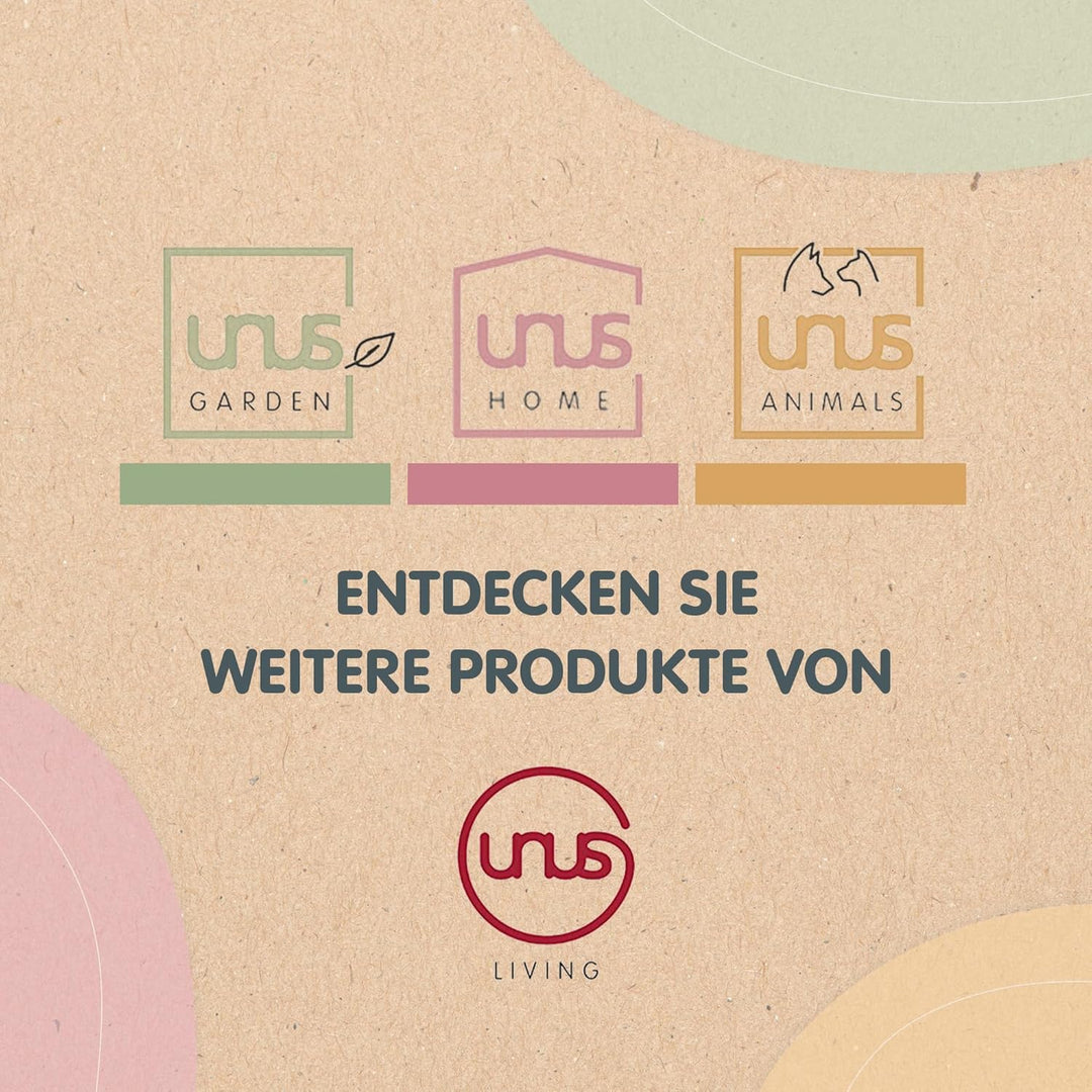 UNUS Dekoleiter Holzleiter Deko Leiter Wand Dekoration Handtuchhalter 150cm 6 Stufen Natur Natur 150