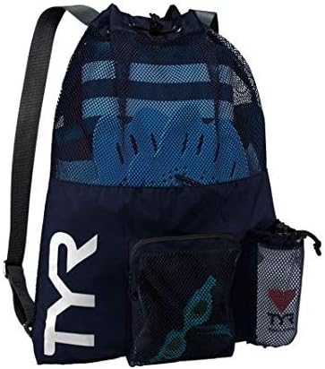TYR Unisex Big Mesh Mummy Rucksack Tasche Einheitsgrösse Navy, Einheitsgröße Navy