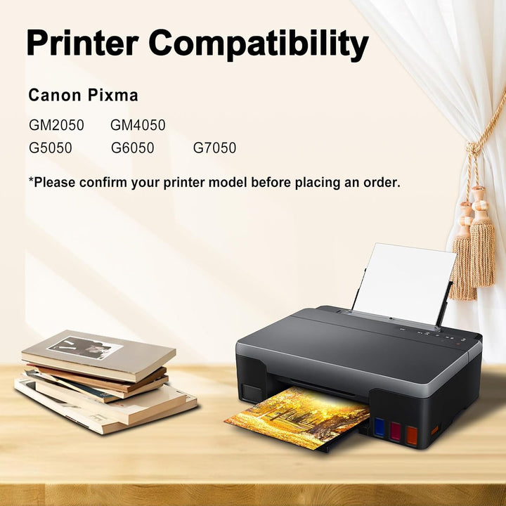 Miss Deer GI-50 Nachfülltinte Ersatz für Canon GI-50 kompatibel mit Canon Pixma GM2050 GM4050 G5050