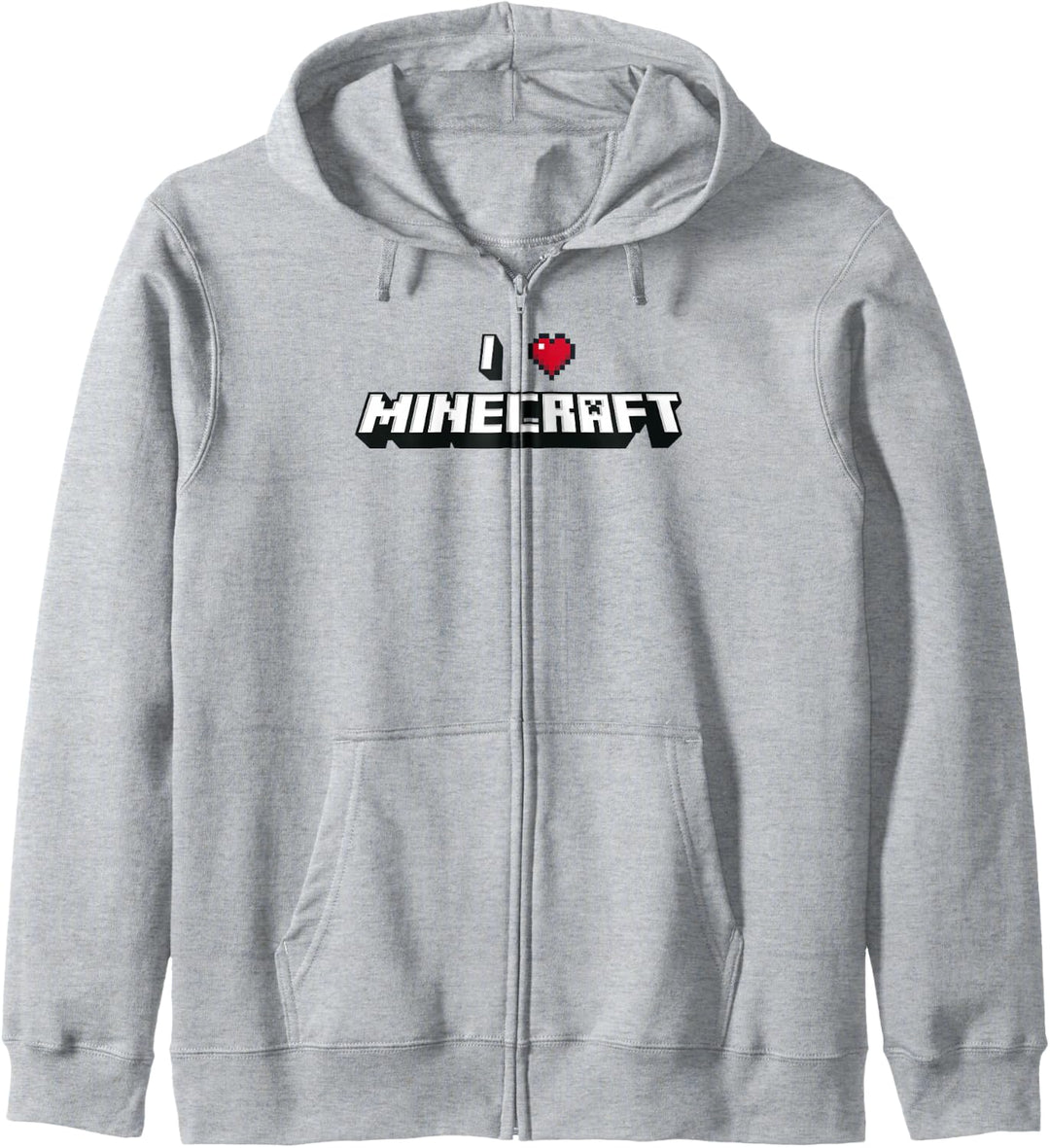 Minecraft I Heart Minecraft Logo Kapuzenjacke