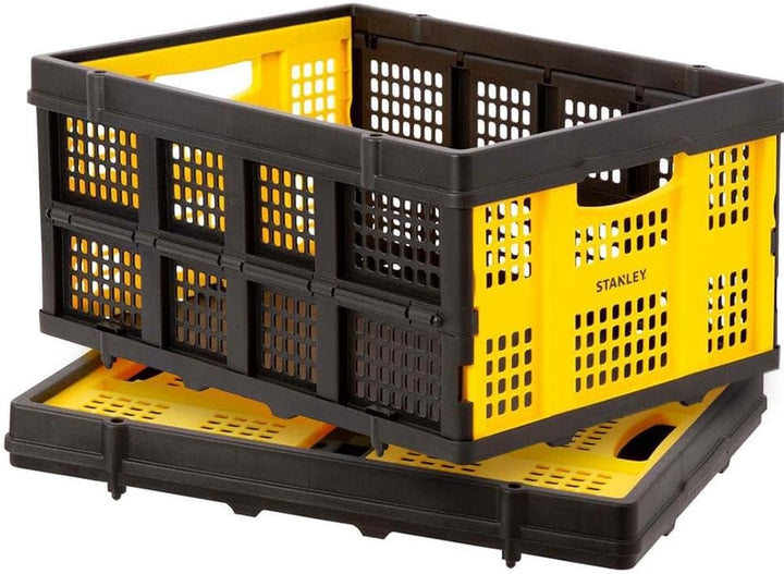 Stanley Stabile Klappbox in Industriequalität, Patentierter Faltmechanismus, Solide Konstruktion, Ho