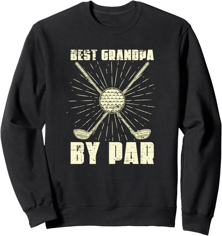 Bester Opa mit Abstand Golfer Rentner Ruhestand Golf Sweatshirt
