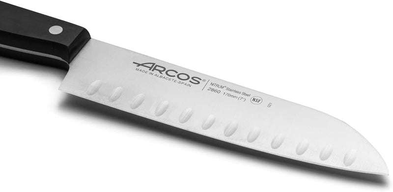 Arcos 286004 Serie Universal - Santoku Messer Messer Asiatischer ArtAsian Knife - Klinge mit Granton