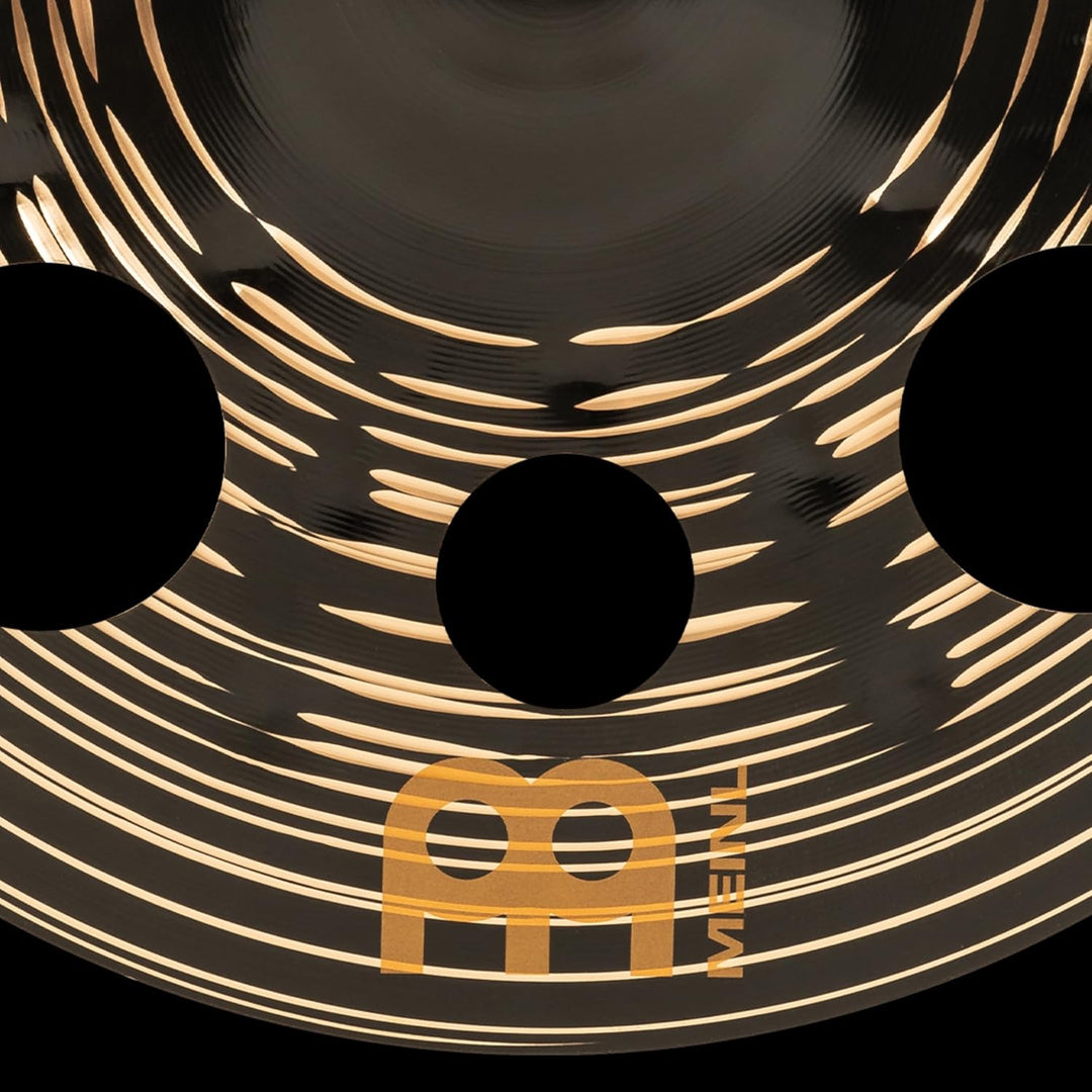 Meinl Cymbals Classics Custom Dark Trash Crash 16 Zoll (Video) Schlagzeug Becken (40,64cm) B12 Bronz