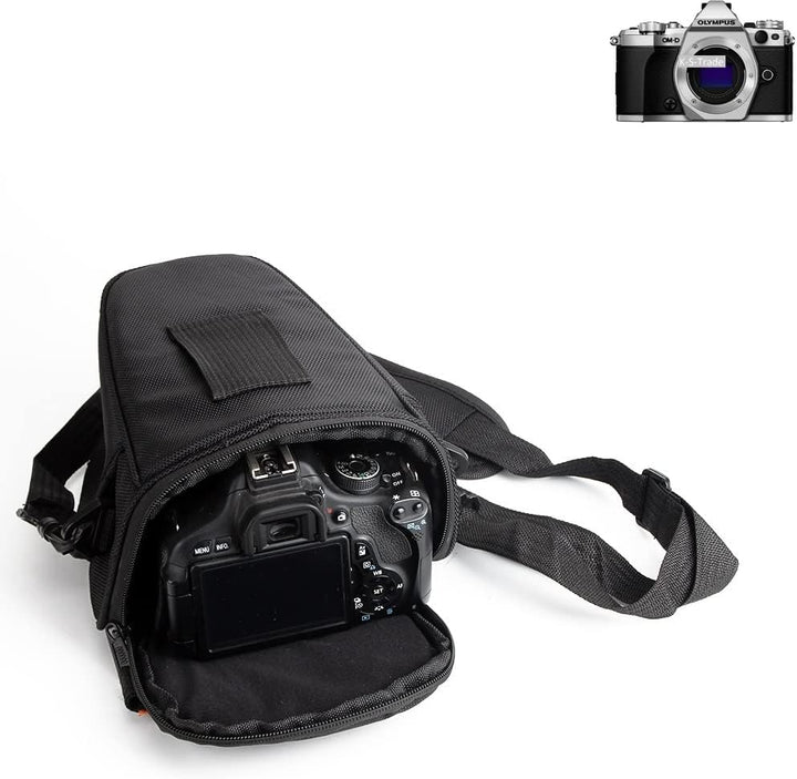 K-S-Trade Kameratasche Für Olympus OM-D E-M5 Mark II Kameratasche Fototasche Schultertasche Umhänget