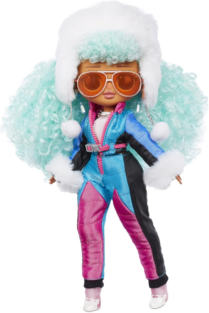 L.O.L. Surprise! OMG Winter Chill ICY Gurl Modepuppe & Brrr BB Puppe mit 25 Überraschungen Icy Gurl