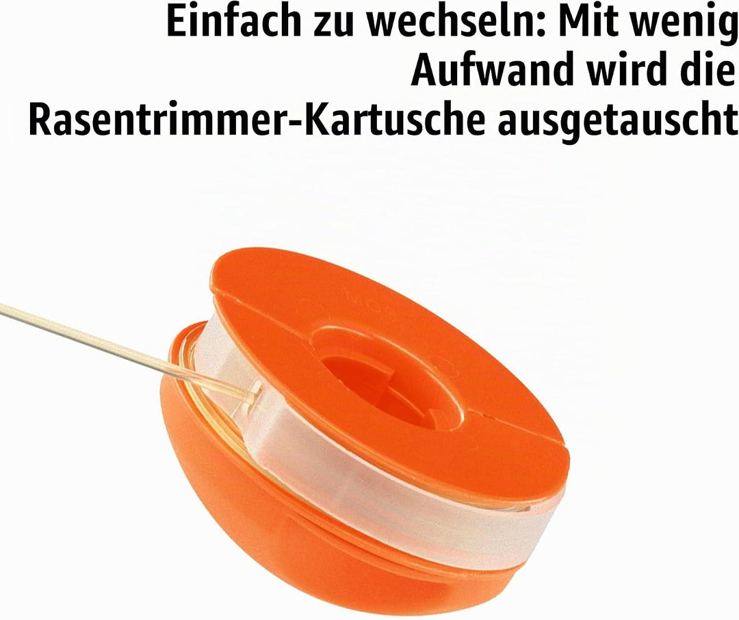 Gardena Fadenkassette komplett: Ersatzfadenspule für Gardena Turbotrimmer und -sensen, Original Gard