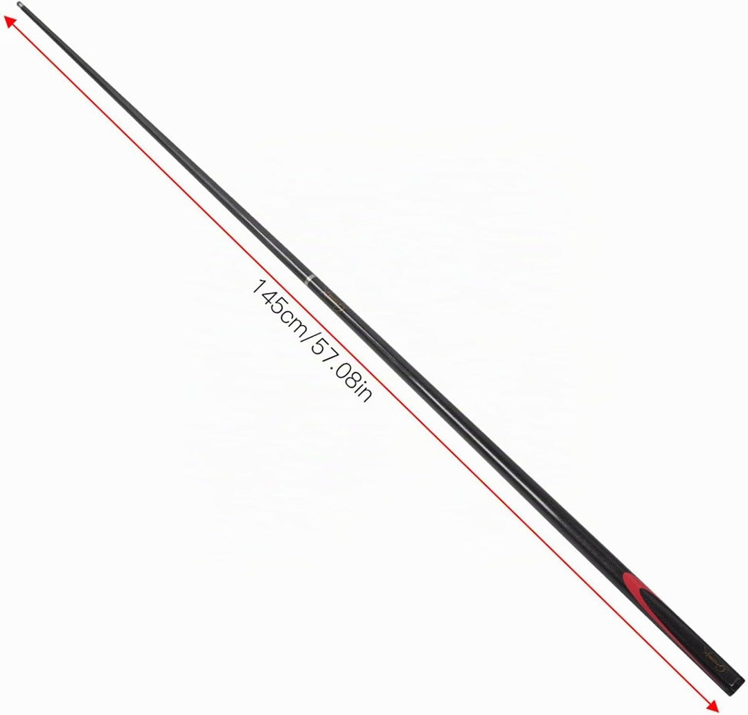 Billard Queue Sticks, Professionelle 9 mm Carbon Billard Queue, Hochwertiger Pool Queue Stick für Sn