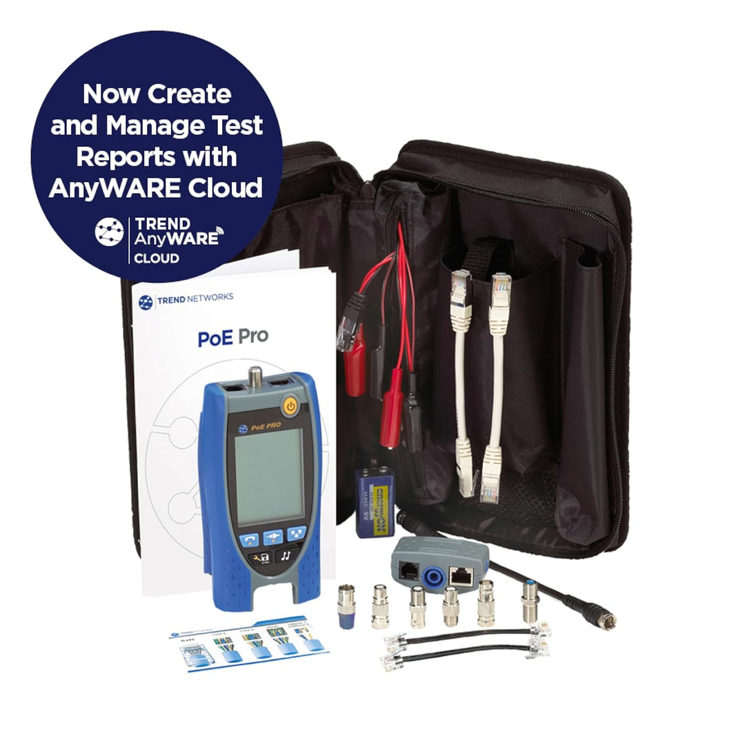 Trend Networks Kabeltester R158006 PoE Pro BT Professionell, Professionell