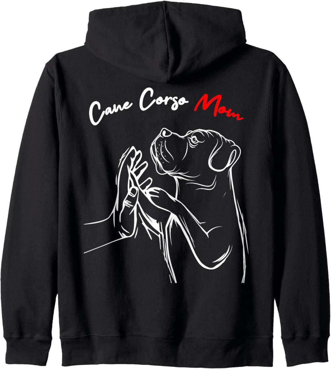Cane Corso Hunde Mama Frauchen Kapuzenjacke