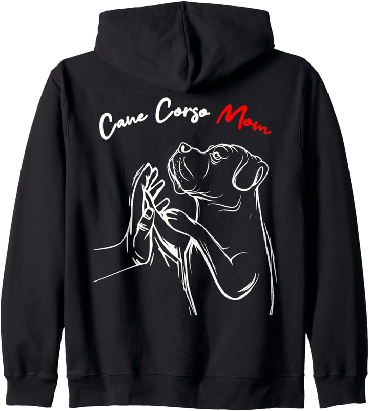 Cane Corso Hunde Mama Frauchen Kapuzenjacke