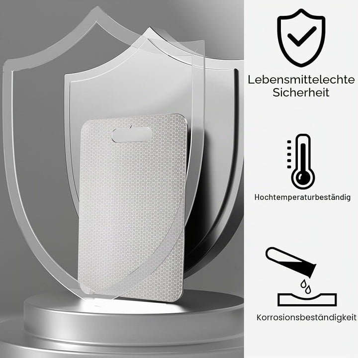 Titan Schneidebrett, S316 Schneidebrett Edelstahl, BPA-freies Doppelseitiges Lebensmittel Titanium C
