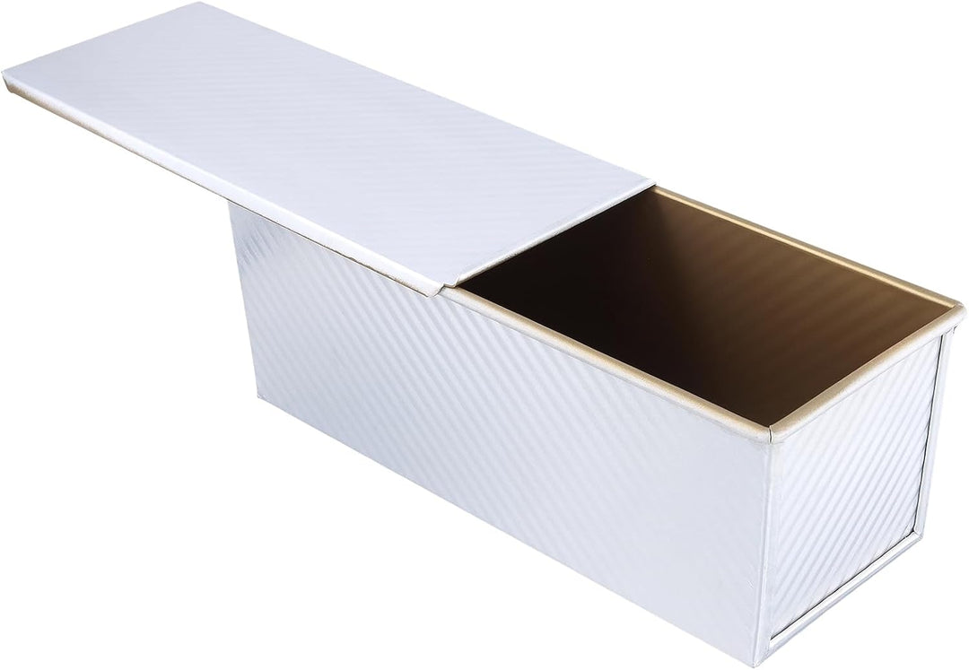 1000G Toastbrot Backform mit Deckel, 34 x 13,5 x 12cm Toast Backform mit Deckel, 1kg Brotbackform Ka