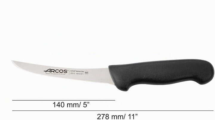 Arcos 291325 Serie 2900 - Ausbeinmesser - Klinge Nitrum Edelstahl 140 mm - HandGriff Polypropylen Fa