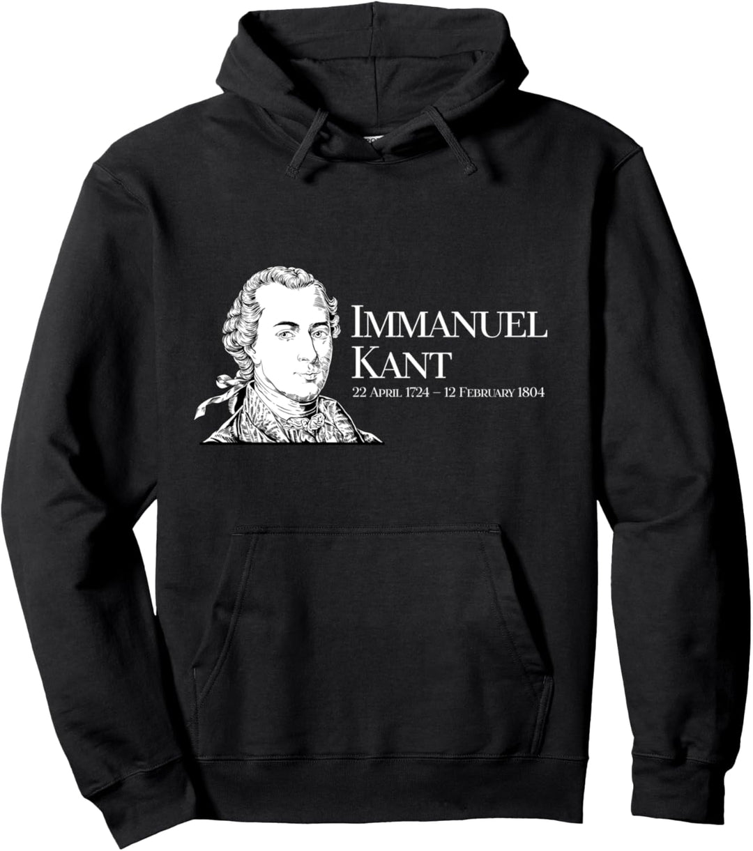 Immanuel Kant Pullover Hoodie