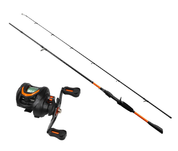Zander Baitcast Combo CoroCast 1,98m 10–40g + Mostal 301 LH Baitcastrolle inkl. 0,15mm IOX 8X Braid