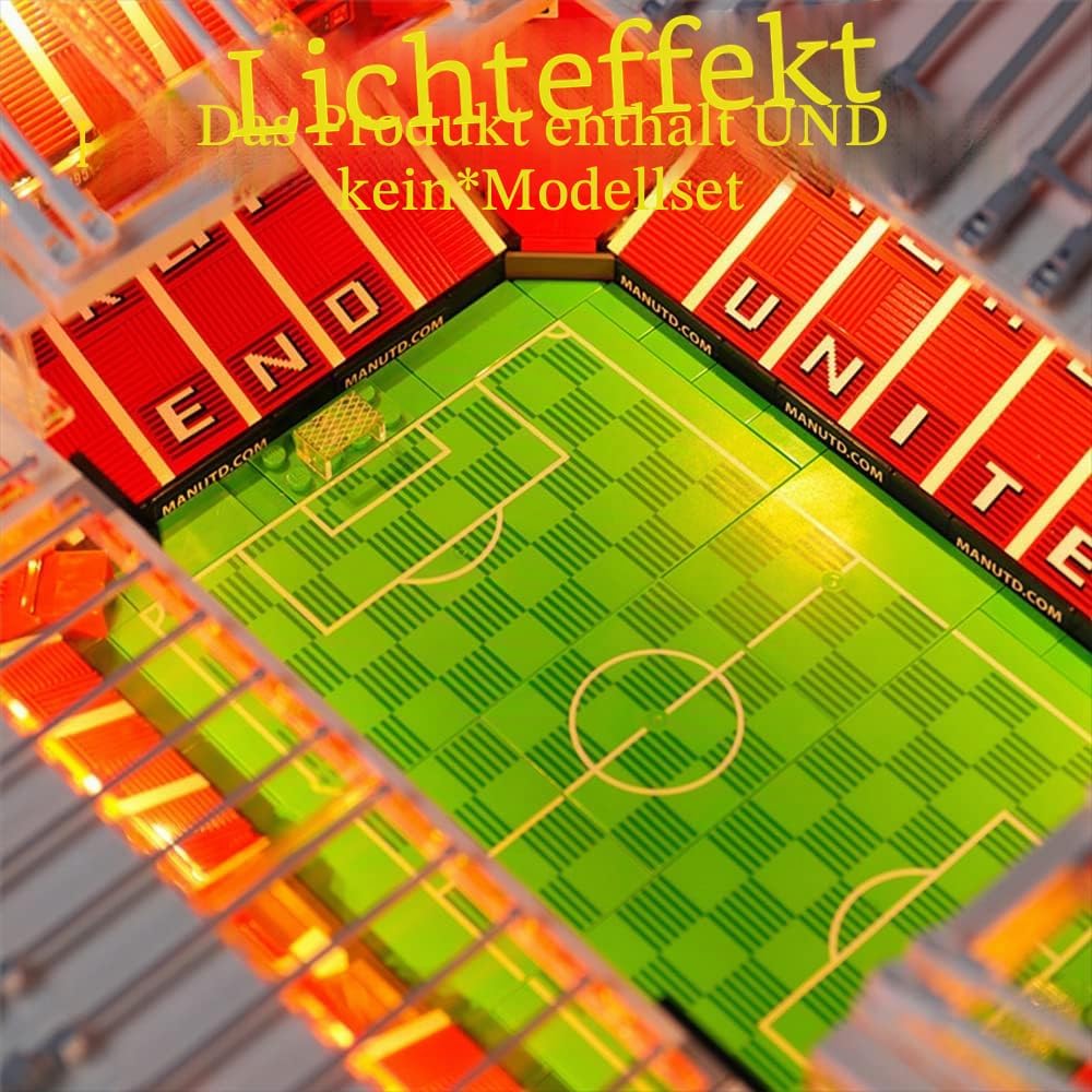 GEAMENT LED Licht-Set Kompatibel mit Lego Old Trafford Manchester United - Beleuchtungsset für Creat
