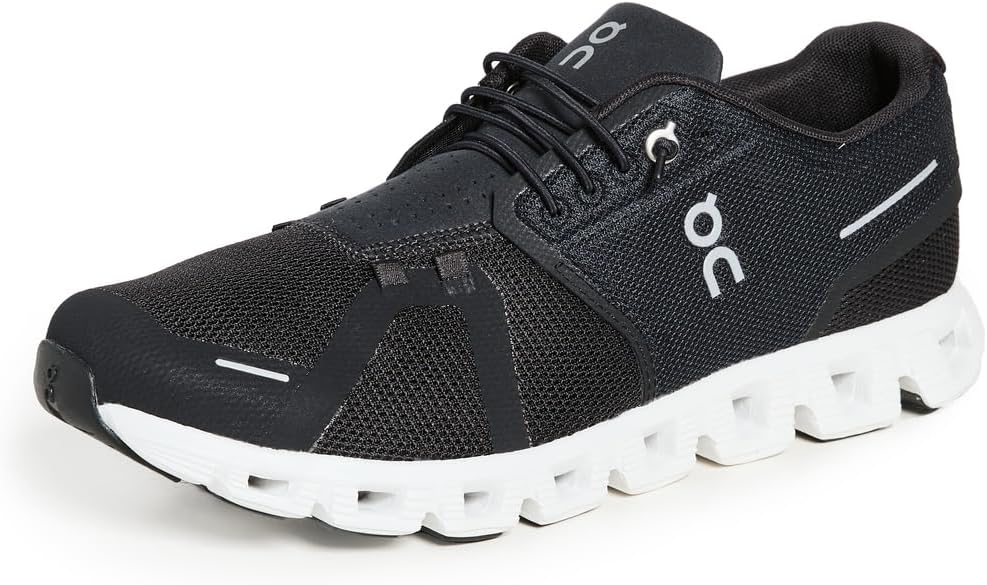 ON Herren Cloud 5 Sneaker 40 EU Schwarz, 40 EU Schwarz