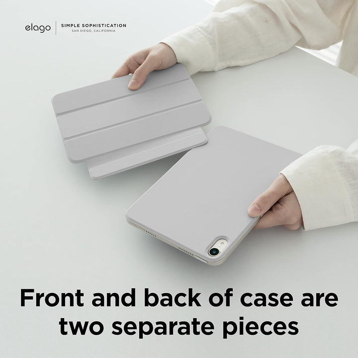 elago Magnetische Folio Hülle Kompatibel mit iPad Mini 8.3 Zoll 6. Generation - Rückwand kann an Met