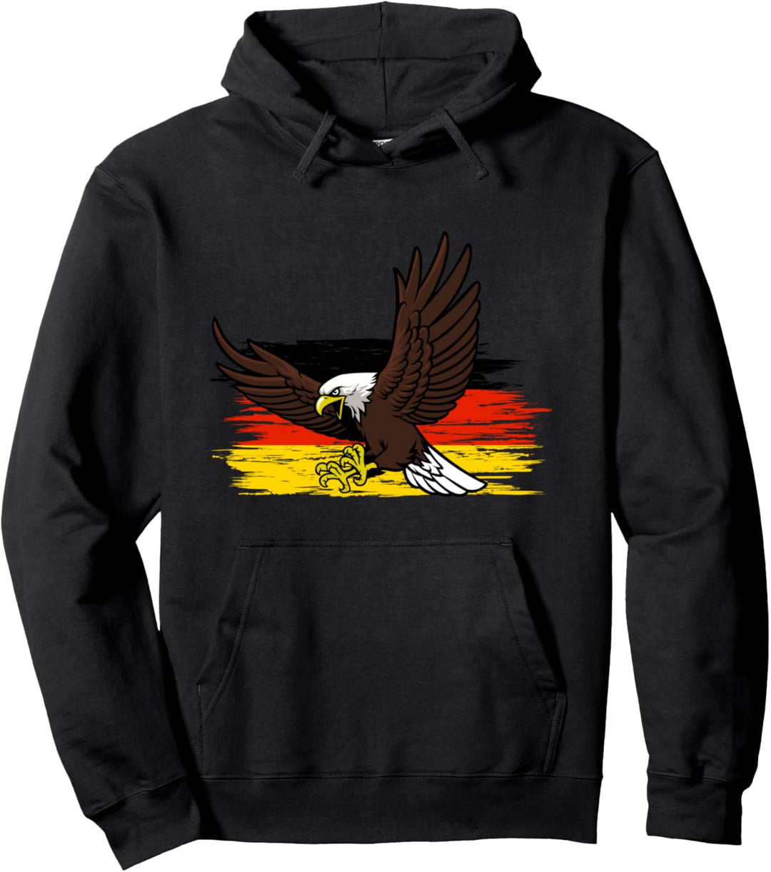 Deutschland Germany Fahne Deutsch Adler Flagge Geschenk Pullover Hoodie