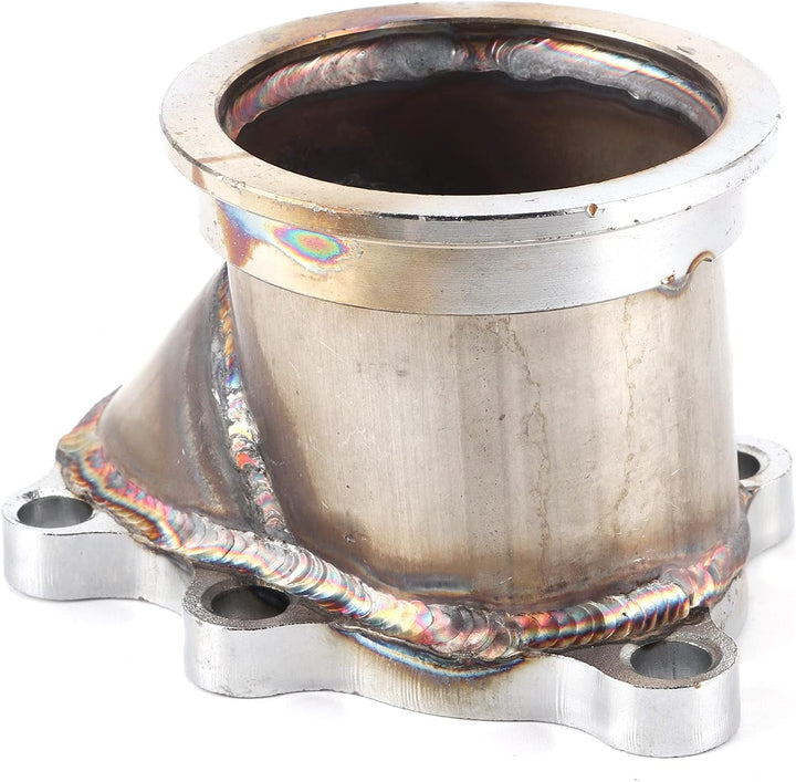 Turbo Downpipe Flansch Turbo Down Pipe 5 Bolt 2.5in Adapter Fit für GT25 GT28 T25 T28 Turbinengehäus
