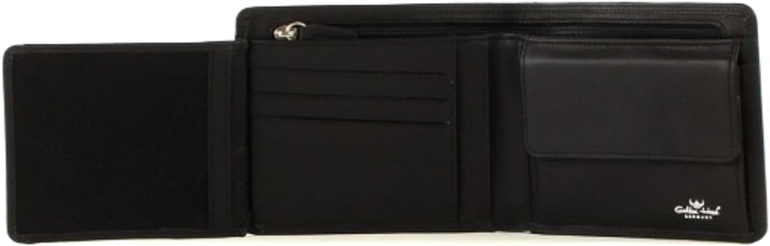 Golden Head Polo Scheintasche mit Reissverschluss 12 cm schwarz