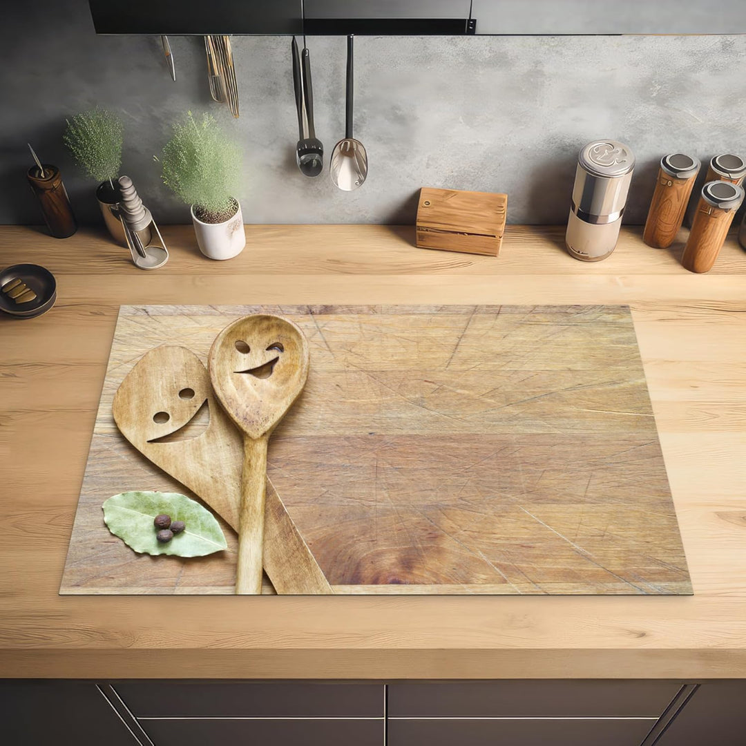 Herdabdeckplatte Einteilig Küche Herdabdeckung Induktionsfeld Ceranfeld Herdabdeckplatten Vinyl Matt