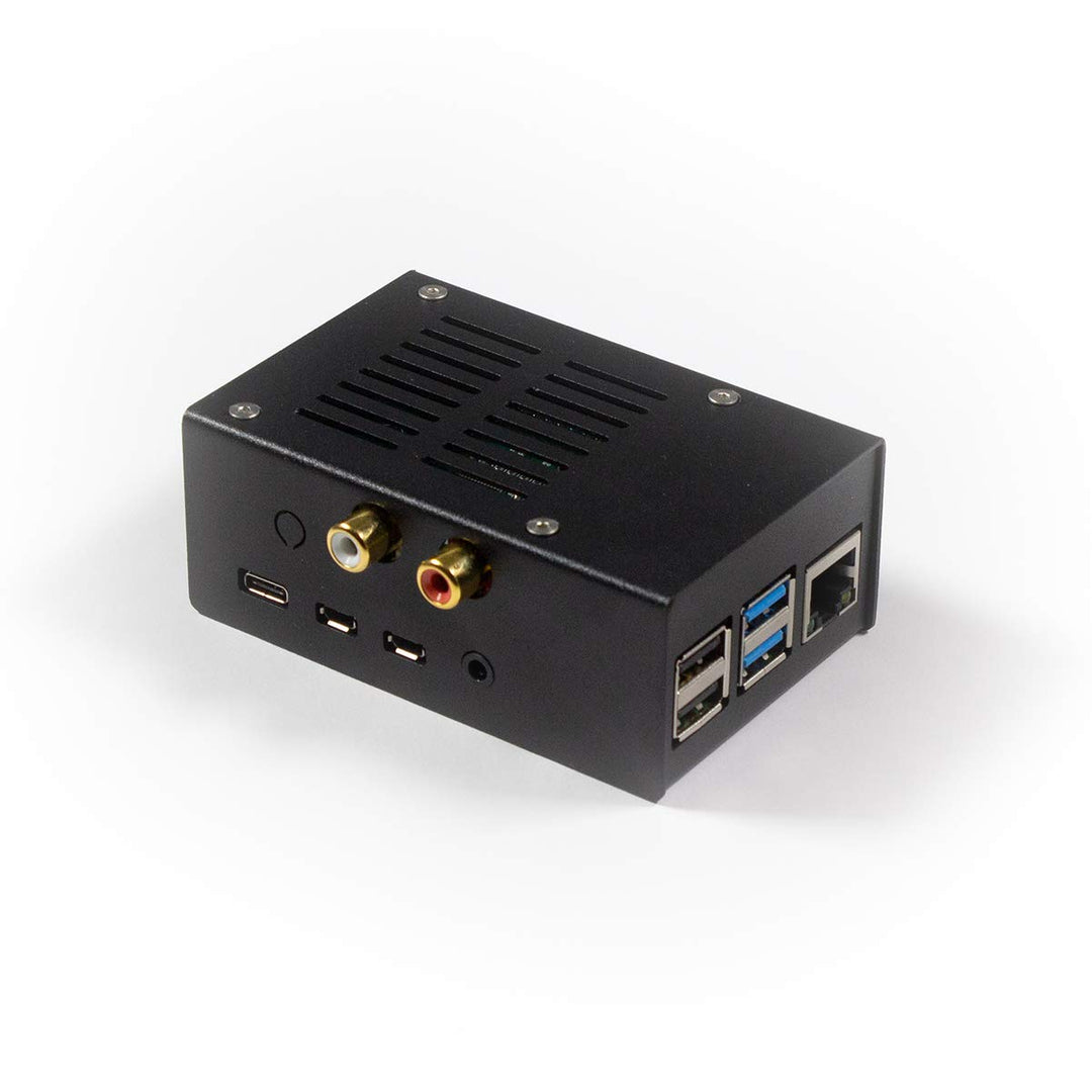 HiFiBerry DAC+ Metall Case V2 für Raspberry Pi 4, schwarz