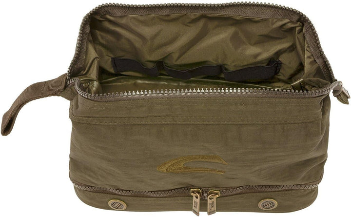 camel active bags Journey Herren Kulturtasche Kulturbeutel khaki 26,5 x 12,5 x 16 Khaki, Gr&amp;