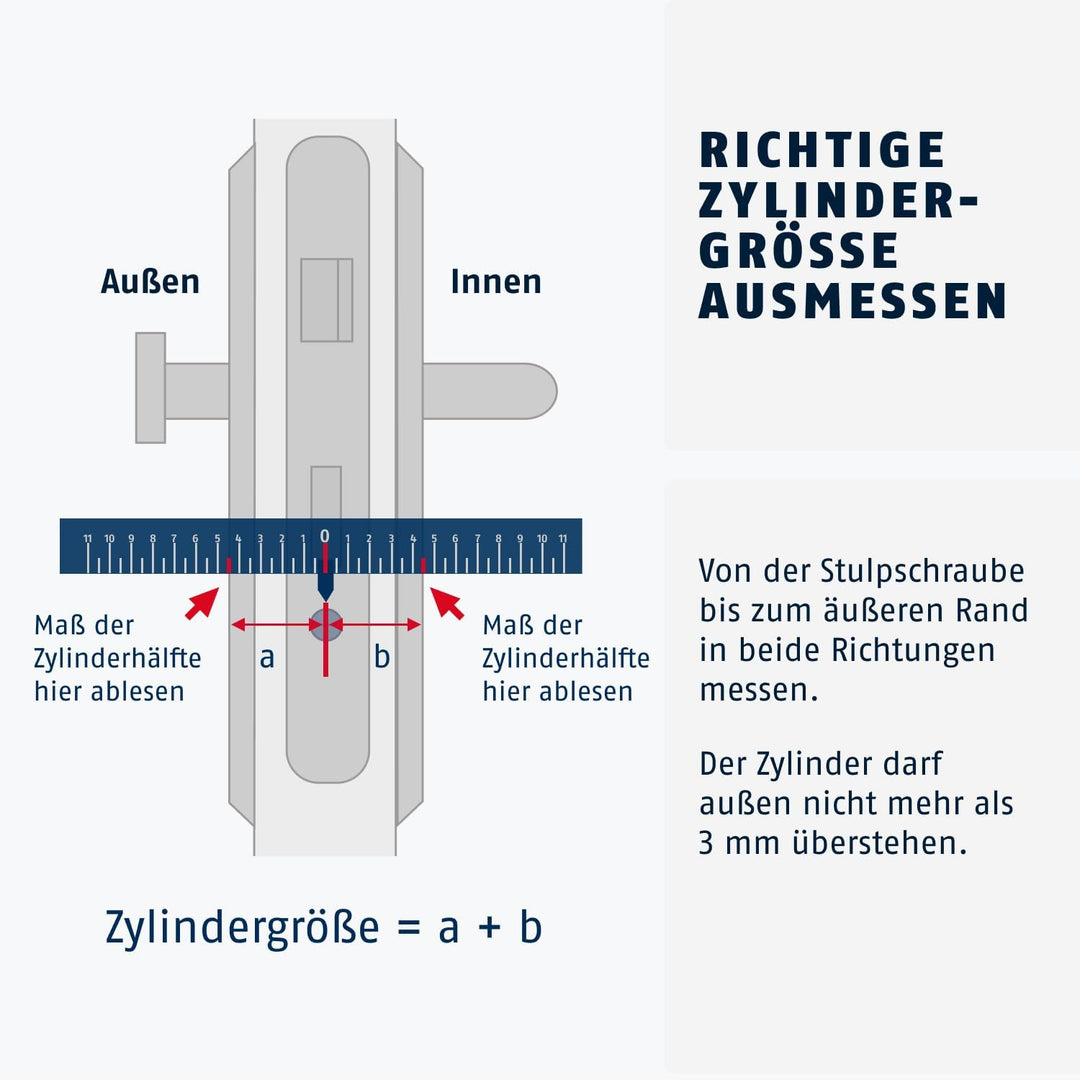 ABUS Profilzylinder XP20SN 35/65 inklusive Sicherungskarte &amp; 3 Schlüsseln, 73733, 35/65