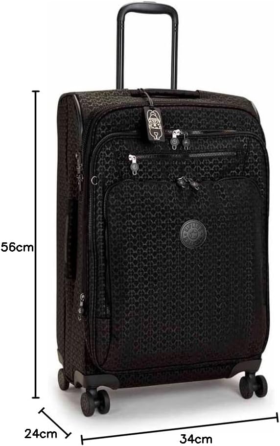 Kipling New YOURI SPIN S Handgepäck Signature Emb, Signature Emb
