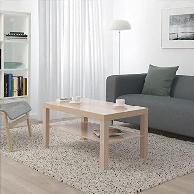 I K E A Couchtisch Lack 90x55cm Eicheneffekt Weiss lasiert 503.190.29