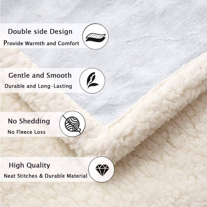 RFFLUX 3D Dackel Kuscheldecke 150x200cm Warmer Winter Weich Cartoon Tier Hund Decke Microfaser Sherp