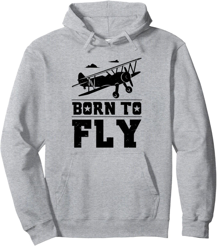 Flugzeugführer Luftfahrt Modellflug Pilot - Born to Fly Pullover Hoodie