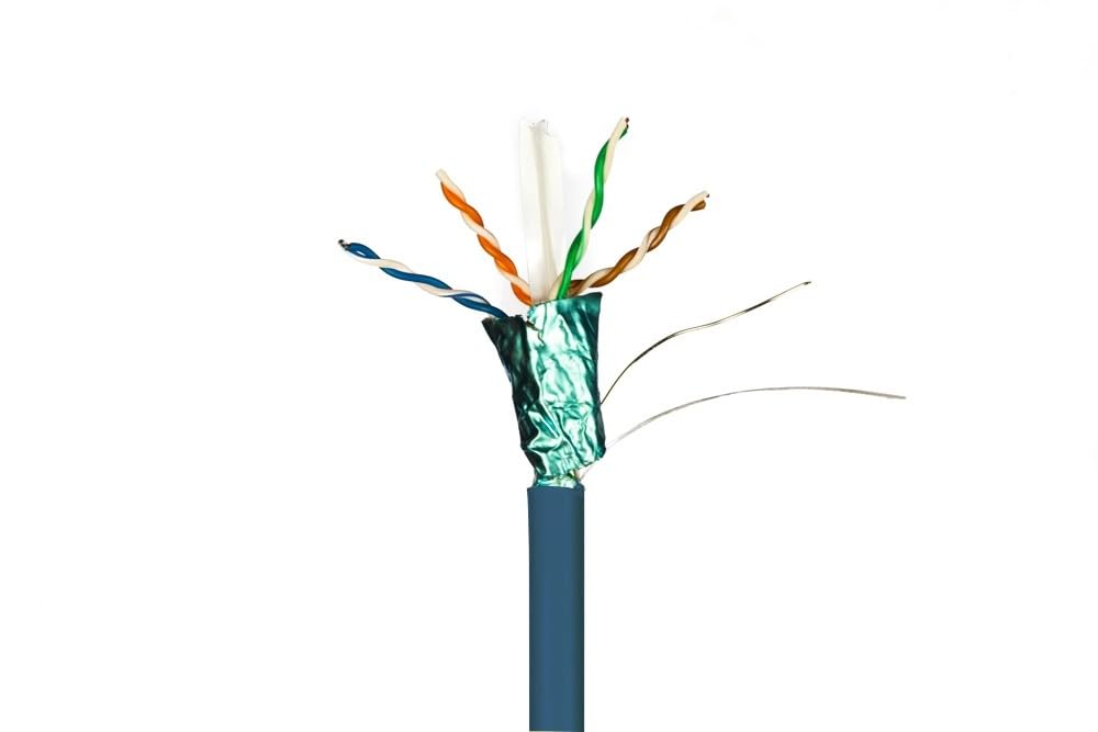 CAT5E FTP 50m Starrleiter - PVC (Eca) | POE, Ethernet, LAN, Patchkabel, Datenkabel, RJ45 - für Serve