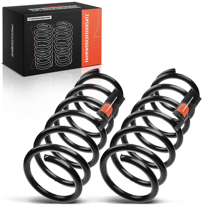 Frankberg 2x Federn Fahrwerksfeder Hinterachse Links Rechts Kompatibel mit XC60 156 2008-2017 Replac