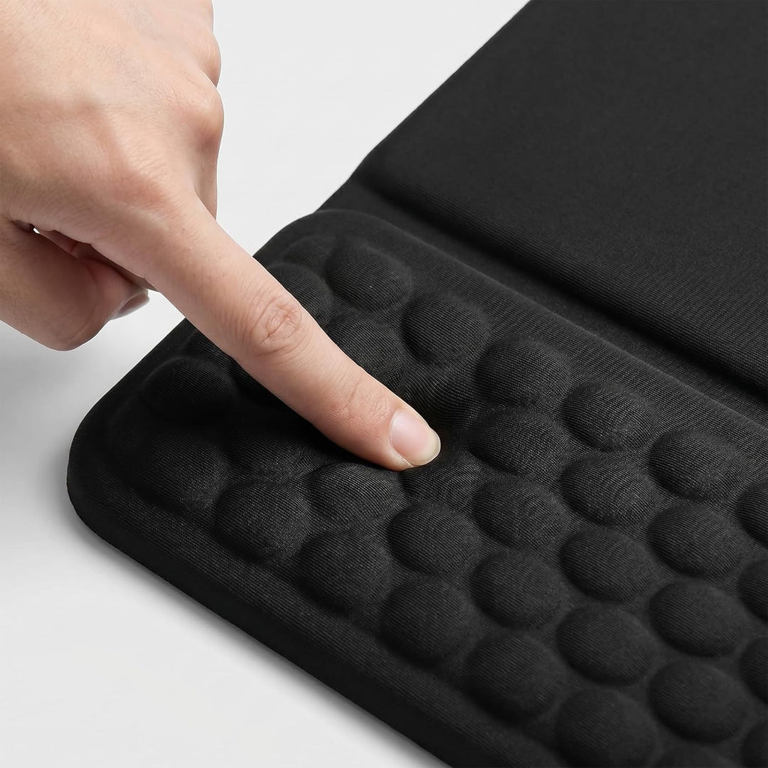 Handballenauflage Tastatur - Integrierte Tastaturauflage aus weichem Memory-Schaum, Rutschfeste Hand