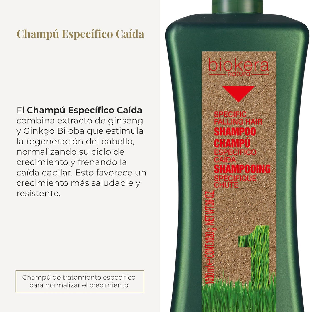 Salerm BIOKERA ANTICAIDA 1 Shampoo NATURA 1000ml