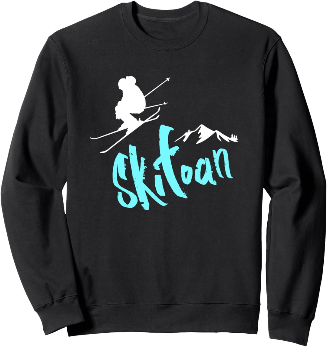 Skifoan Is das Leiwandste Berge Skifahrer Sweatshirt
