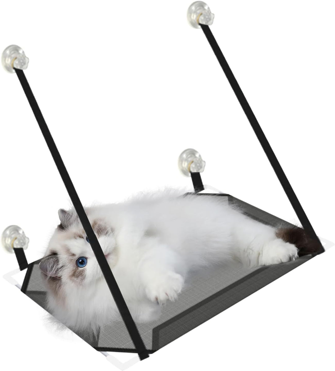 Cat Window Perch, Indoor Hammock Bed, Suction Cup Mounted Shelf, Breathable Sleeping Platforms, Spac