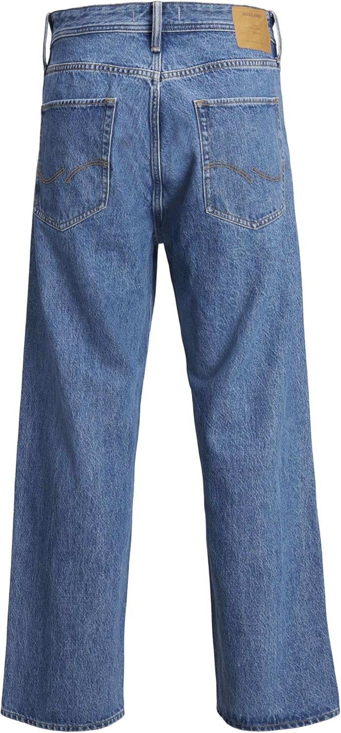 JACK & JONES Male Baggy Fit Jeans JJIALEX JJORIGINAL SBD 306 NOOS Baggy Fit Jeans 27W / 34L Blue Den
